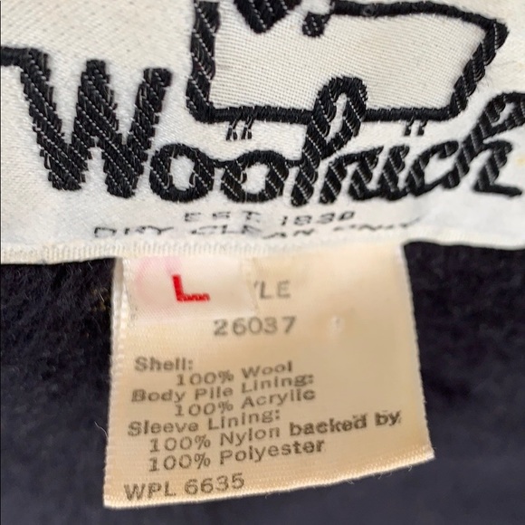 WOOLRICH Vintage Wool Sherpa Fleece Shirt Jacket - Picture 7 of 9